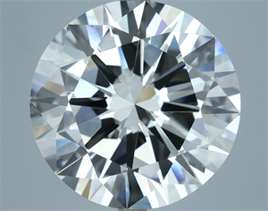 Picture of Natural Diamond 9.65 Carats, Round with Excellent Cut, I Color, VVS1 Clarity and Certified by HRD