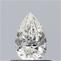 Diamante Natural 0.51 quilates, De pera , Color H, claridad VS1 y certificado GIA
