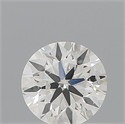 Natural Diamond 0.40 Carats, Round with Excellent Cut, H Color, SI2 Clarity and Certified by IGI