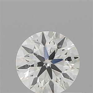 Picture of Natural Diamond 0.40 Carats, Round with Excellent Cut, H Color, SI2 Clarity and Certified by IGI