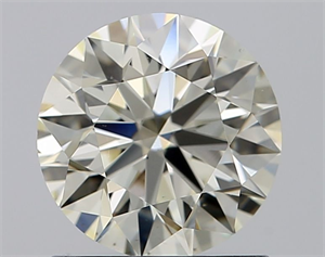 Picture of Natural Diamond 1.08 Carats, Round with Excellent Cut, J Color, VS2 Clarity and Certified by IGI