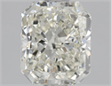 Natural Diamond 0.90 Carats, Radiant with  Cut, K Color, SI2 Clarity and Certified by GIA
