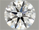 Natural Diamond 0.44 Carats, Round with Excellent Cut, E Color, VVS1 Clarity and Certified by GIA