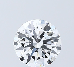Picture of Lab Grown Diamond 2.04 Carats, Round with Ideal Cut, D Color, VVS2 Clarity and Certified by IGI