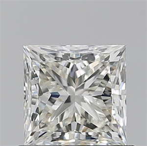 Picture of Natural Diamond 0.92 Carats, Princess with  Cut, J Color, SI1 Clarity and Certified by GIA