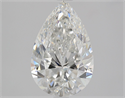 Diamante Natural 2.11 quilates, De pera , Color F, claridad FL y certificado GIA