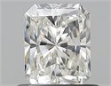 Natural Diamond 0.70 Carats, Radiant with  Cut, I Color, SI1 Clarity and Certified by GIA