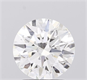Lab Grown Diamond 2.07 Carats, Round with Ideal Cut, E Color, VVS2 Clarity and Certified by IGI