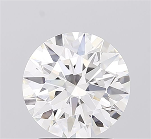 Picture of Lab Grown Diamond 2.07 Carats, Round with Ideal Cut, E Color, VVS2 Clarity and Certified by IGI
