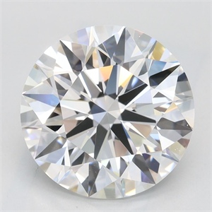 Picture of Lab Grown Diamond 3.17 Carats, Round with Excellent Cut, D Color, VVS1 Clarity and Certified by GIA