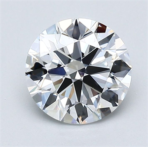 Foto Diamante Natural 1.43 quilates, Redondo , Color E, claridad VVS2 y certificado GIA de