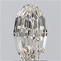 Natural Diamond 1.01 Carats, Oval with  Cut, J Color, VVS2 Clarity and Certified by GIA
