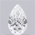 Natural Diamond 0.43 Carats, Pear with  Cut, G Color, VVS1 Clarity and Certified by GIA