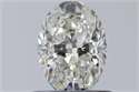 Natural Diamond 0.60 Carats, Oval with  Cut, J Color, VVS2 Clarity and Certified by GIA