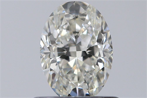 Picture of Natural Diamond 0.60 Carats, Oval with  Cut, J Color, VVS2 Clarity and Certified by GIA