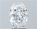 Diamante Natural 1.70 quilates, Ovalado , Color D, claridad VS2 y certificado GIA