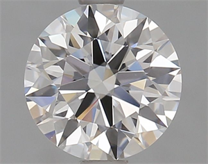 Picture of Lab Grown Diamond 1.03 Carats, Round with Ideal Cut, D Color, VVS2 Clarity and Certified by IGI