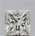 Natural Diamond 1.51 Carats, Princess with  Cut, J Color, VVS2 Clarity and Certified by GIA
