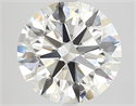 Natural Diamond 4.03 Carats, Round with Excellent Cut, J Color, VS1 Clarity and Certified by GIA