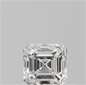 Diamante Natural 0.51 quilates, Asscher , Color F, claridad VS1 y certificado GIA