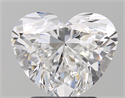 Natural Diamond 2.50 Carats, Heart with  Cut, D Color, VVS2 Clarity and Certified by GIA
