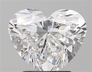 Picture of Natural Diamond 2.50 Carats, Heart with  Cut, D Color, VVS2 Clarity and Certified by GIA