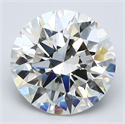 Diamante Natural 3.71 quilates, Redondo , Color I, claridad VS2 y certificado GIA