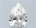 Natural Diamond 0.70 Carats, Pear with  Cut, J Color, IF Clarity and Certified by GIA