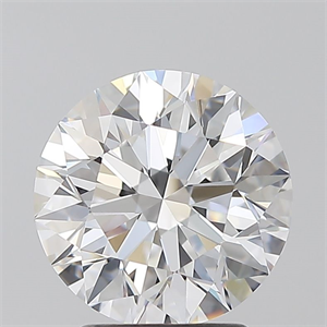 Foto Diamante Natural 2.50 quilates, Redondo , Color D, claridad VVS1 y certificado GIA de