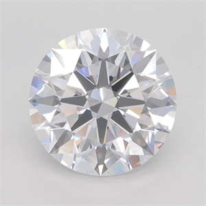 Picture of Lab Grown Diamond 5.31 Carats, Round with Excellent Cut, D Color, VVS2 Clarity and Certified by GIA