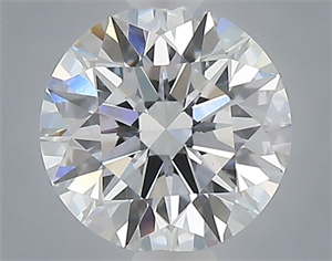 Picture of Lab Grown Diamond 1.08 Carats, Round with Ideal Cut, D Color, VVS2 Clarity and Certified by IGI