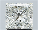 Natural Diamond 1.50 Carats, Princess with  Cut, J Color, VS2 Clarity and Certified by GIA