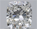 Natural Diamond 0.52 Carats, Cushion with  Cut, G Color, VS1 Clarity and Certified by GIA