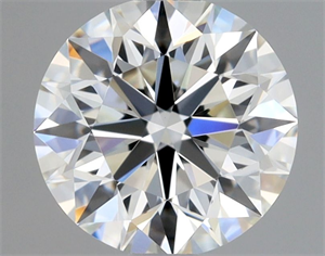 Picture of Natural Diamond 0.70 Carats, Round with Excellent Cut, G Color, VVS2 Clarity and Certified by GIA