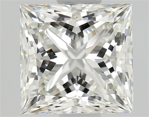 Picture of Natural Diamond 1.01 Carats, Princess with  Cut, H Color, VVS2 Clarity and Certified by GIA