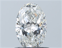 Natural Diamond 0.70 Carats, Oval with  Cut, G Color, VS1 Clarity and Certified by GIA