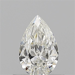 Picture of Natural Diamond 0.50 Carats, Pear with  Cut, H Color, VVS1 Clarity and Certified by GIA