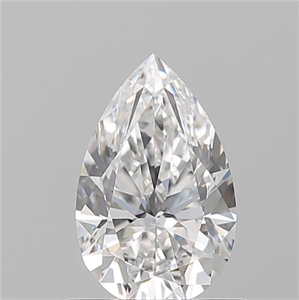 Picture of Natural Diamond 0.73 Carats, Pear with  Cut, E Color, VVS2 Clarity and Certified by GIA