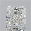 Natural Diamond 1.50 Carats, Radiant with  Cut, H Color, SI2 Clarity and Certified by GIA