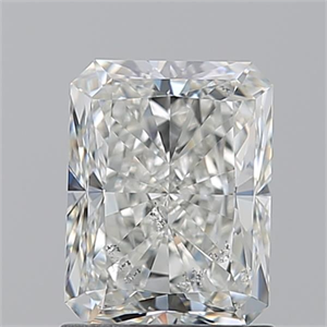 Picture of Natural Diamond 1.50 Carats, Radiant with  Cut, H Color, SI2 Clarity and Certified by GIA