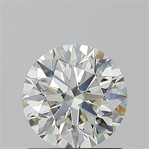 Picture of Natural Diamond 1.02 Carats, Round with Excellent Cut, I Color, SI1 Clarity and Certified by GIA