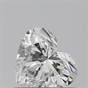 Picture of Natural Diamond 0.52 Carats, Heart with  Cut, I Color, IF Clarity and Certified by GIA