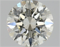 Diamante Natural 0.72 quilates, Redondo , Color K, claridad SI2 y certificado GIA