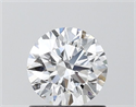 Lab Grown Diamond 0.90 Carats, Round with Ideal Cut, D Color, VVS2 Clarity and Certified by IGI