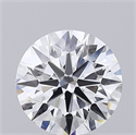 Lab Grown Diamond 2.10 Carats, Round with Ideal Cut, D Color, VS1 Clarity and Certified by IGI