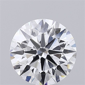 Picture of Lab Grown Diamond 2.10 Carats, Round with Ideal Cut, D Color, VS1 Clarity and Certified by IGI