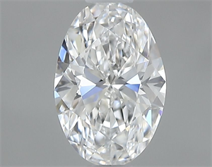 Foto Diamante Natural 0.57 quilates, Ovalado , Color E, claridad VVS1 y certificado GIA de