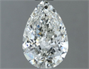 Natural Diamond 0.70 Carats, Pear with  Cut, I Color, SI2 Clarity and Certified by GIA