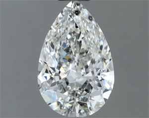 Picture of Natural Diamond 0.70 Carats, Pear with  Cut, I Color, SI2 Clarity and Certified by GIA