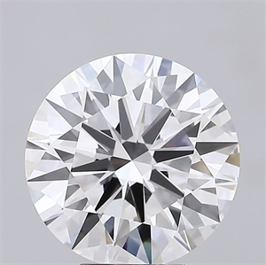 Picture of Lab Grown Diamond 6.16 Carats, Round with Ideal Cut, G Color, VVS2 Clarity and Certified by IGI